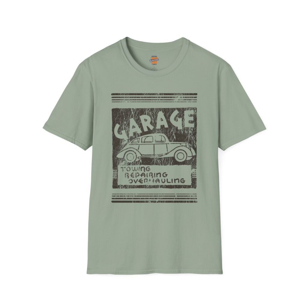 Vintage Garage T-Shirt – Retro Auto Repair Design