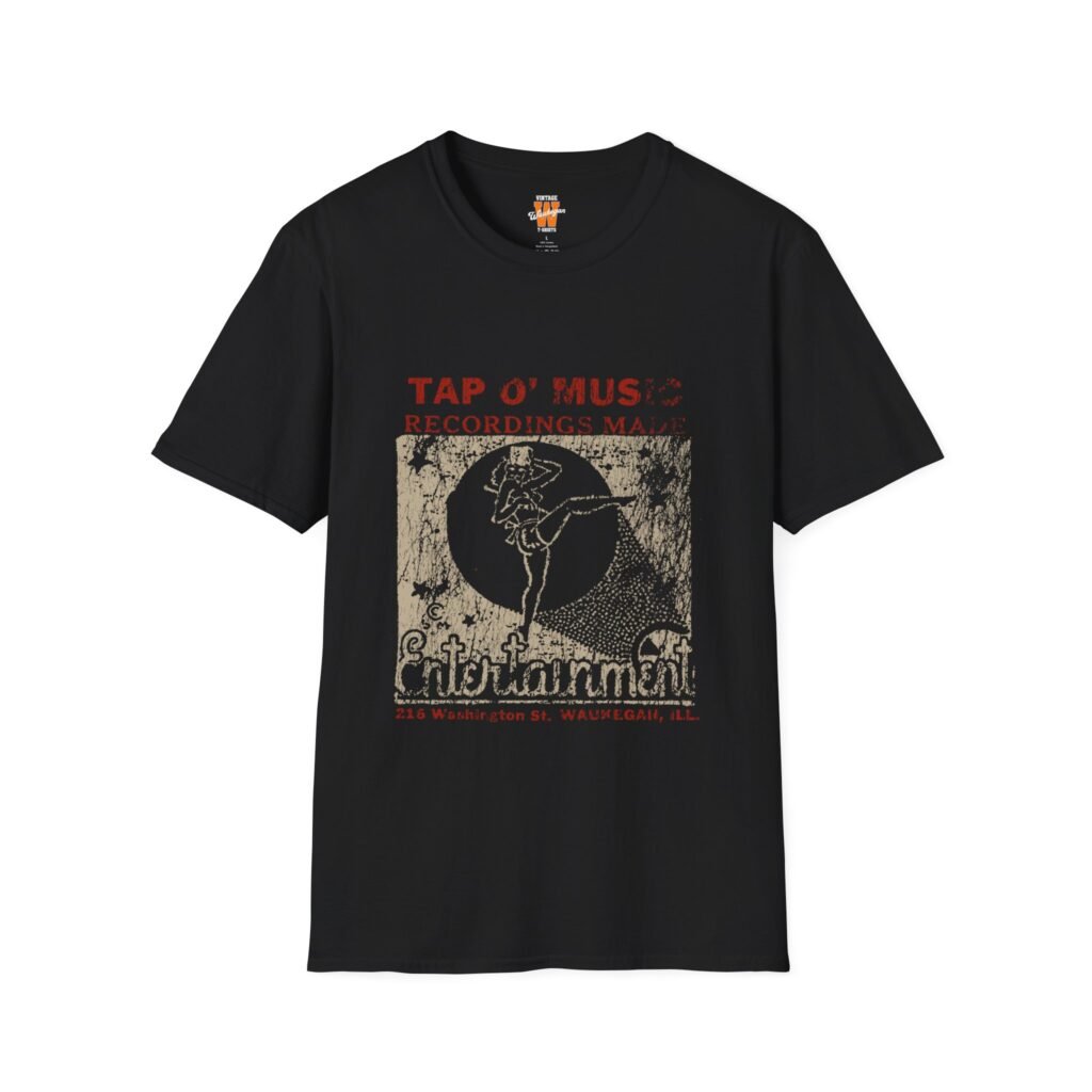 Tap O' Music Vintage Local Jimmy Geer's Juke Joint T-Shirt — Waukegan IL