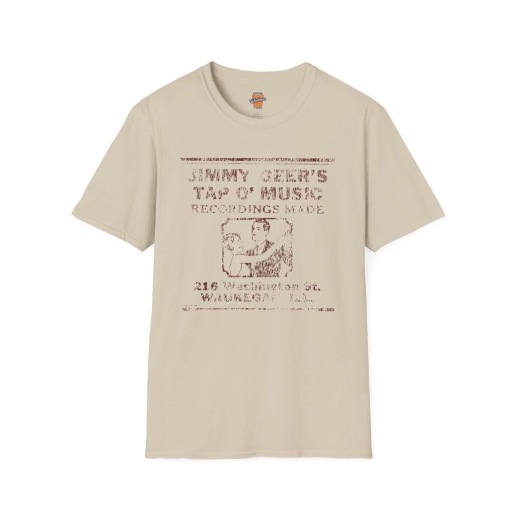 Jimmy Geer’s 1920's Tap O Music T-Shirt — Waukegan Illinois