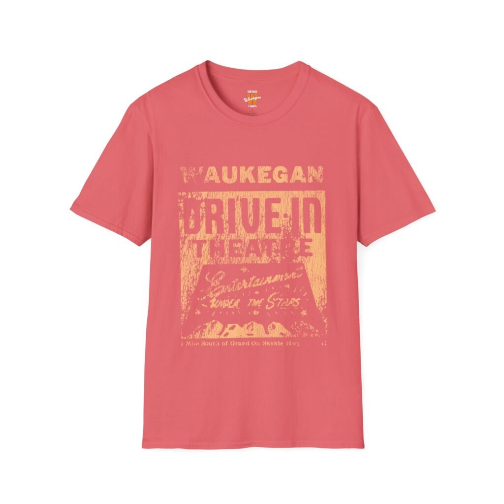 Waukegan Drive-In Vintage T-Shirt — Retro Movie Theater Tee