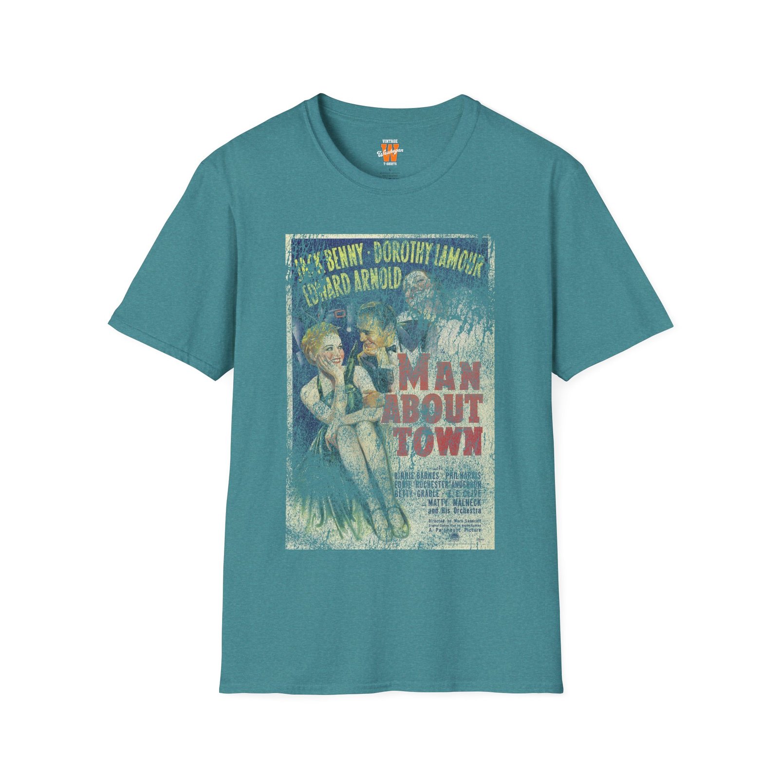 Man About Town Jack Benny T-Shirt — Waukegan, Illinois Tribute - Image 3