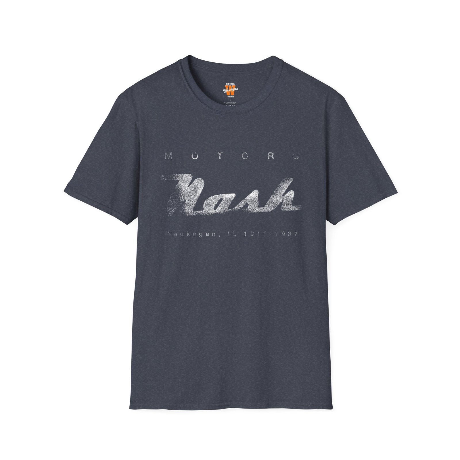 Nash Motors Auto Dealer T-Shirt — Waukegan Vintage Motor Co. Tee - Image 7
