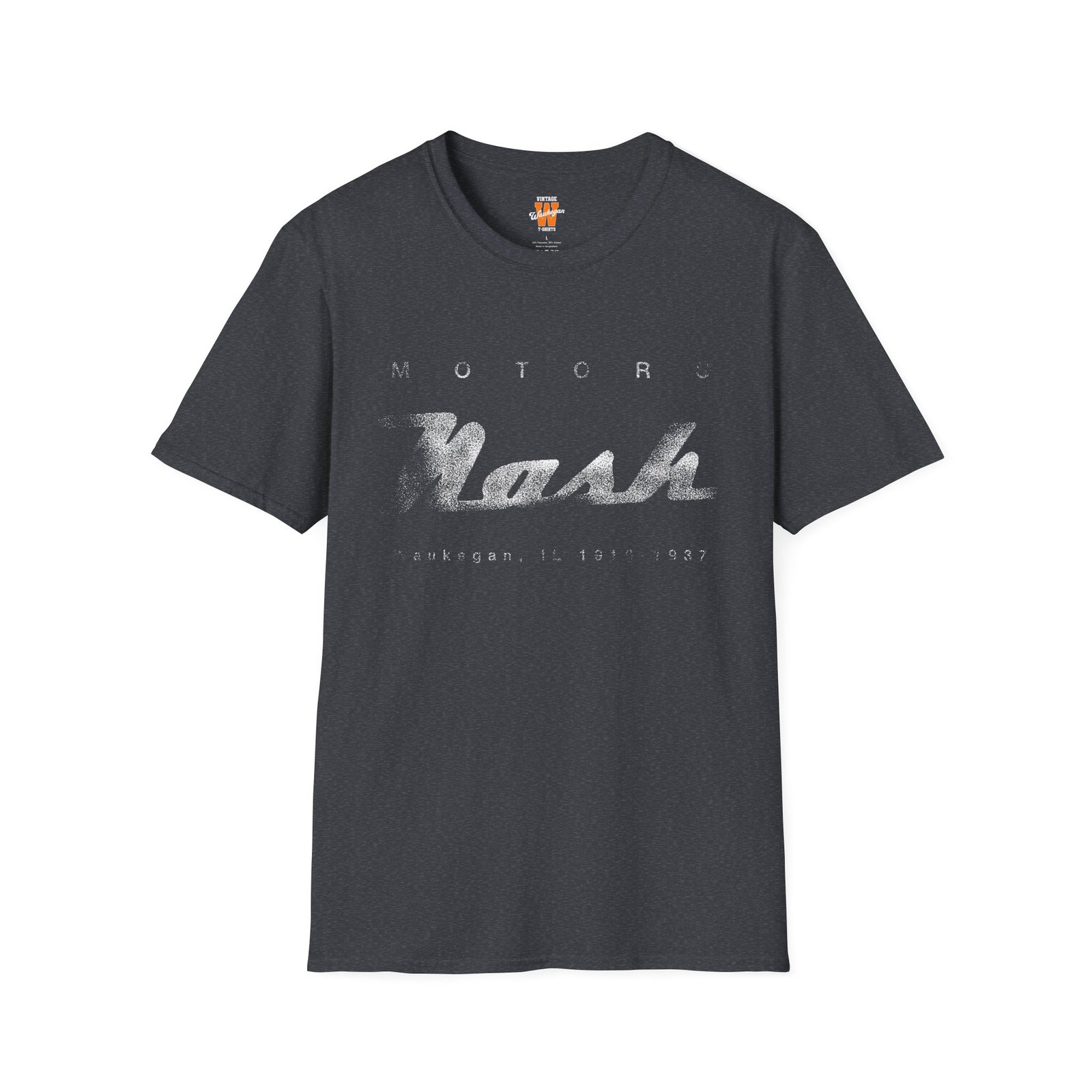 Nash Motors Auto Dealer T-Shirt — Waukegan Vintage Motor Co. Tee - Image 6