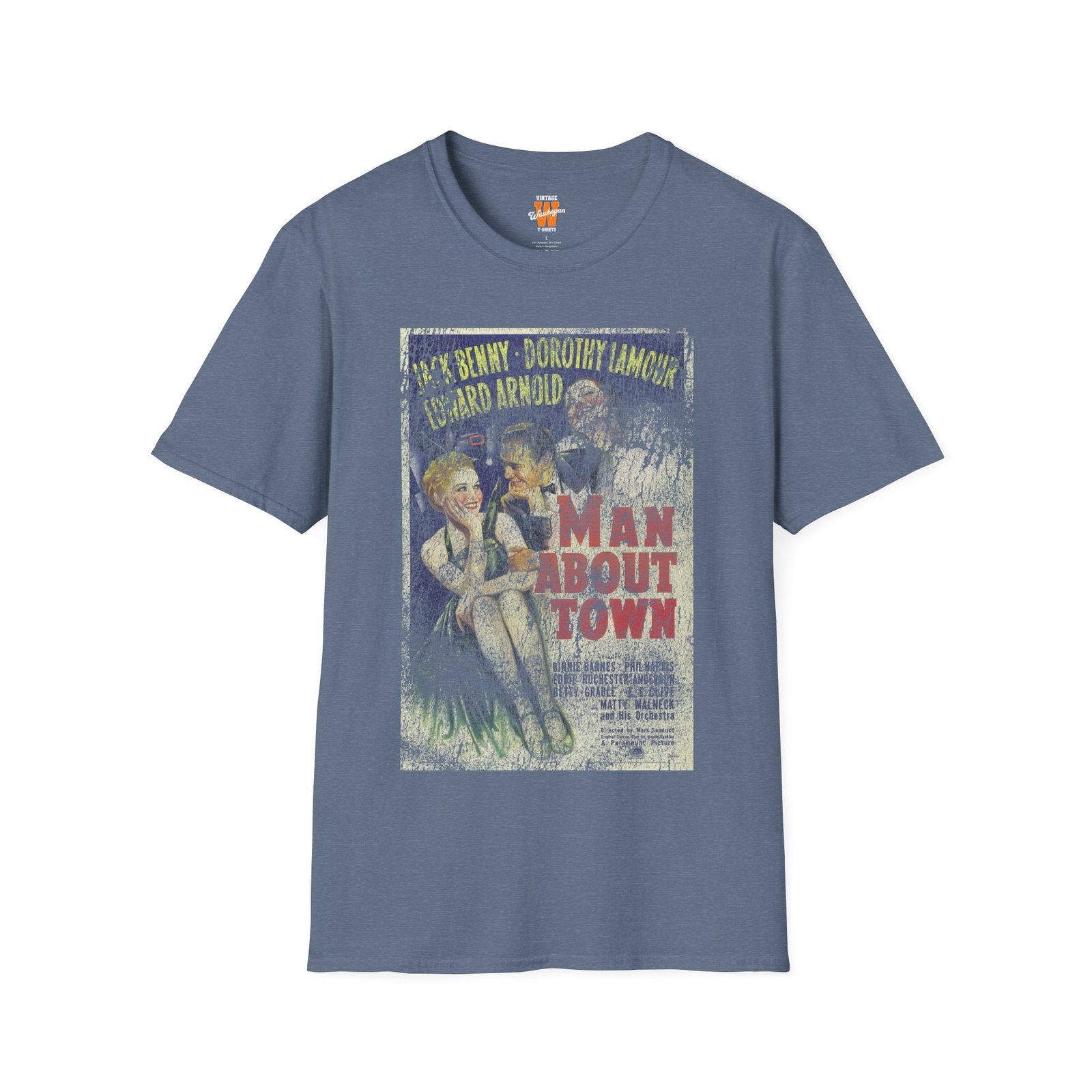 Man About Town Jack Benny T-Shirt — Waukegan, Illinois Tribute - Image 5