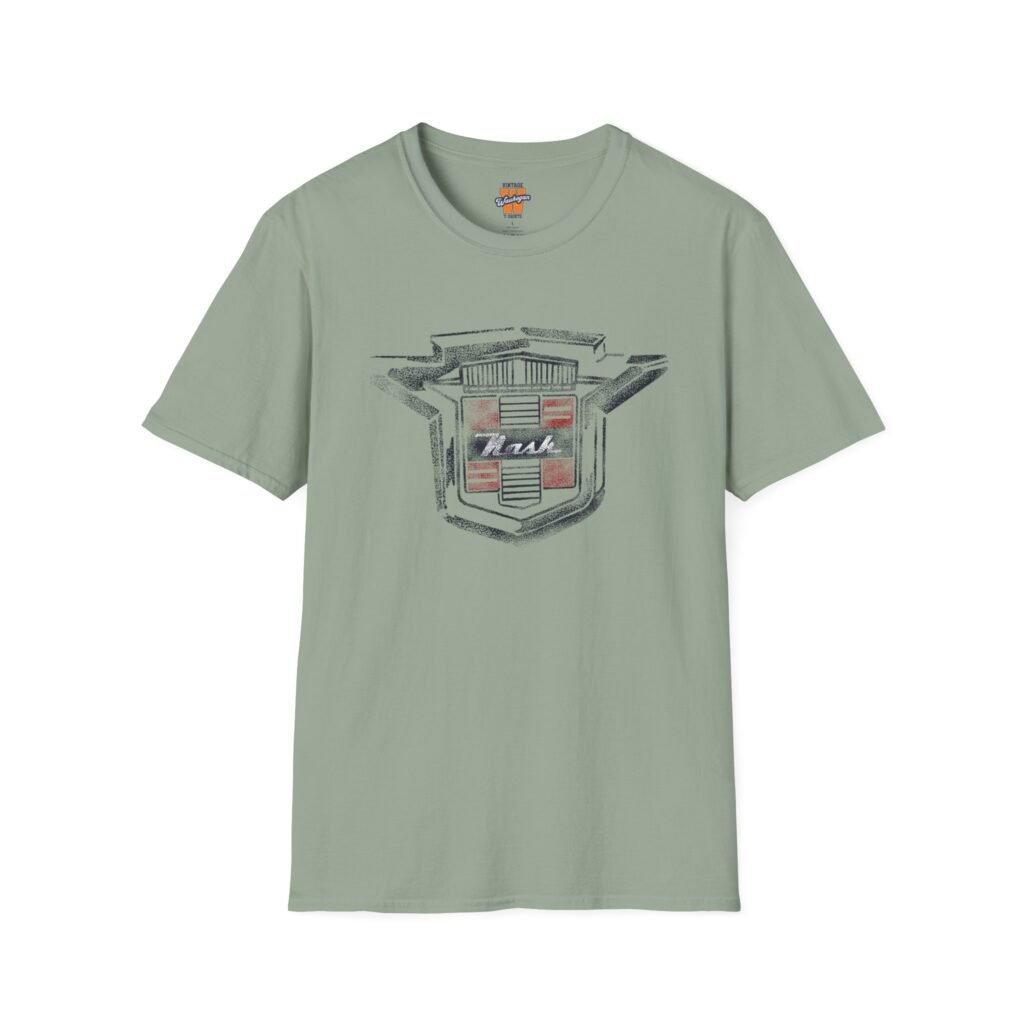 Nash Motors Auto Grill Badge T-Shirt — 1930's Automotive Vintage Tee