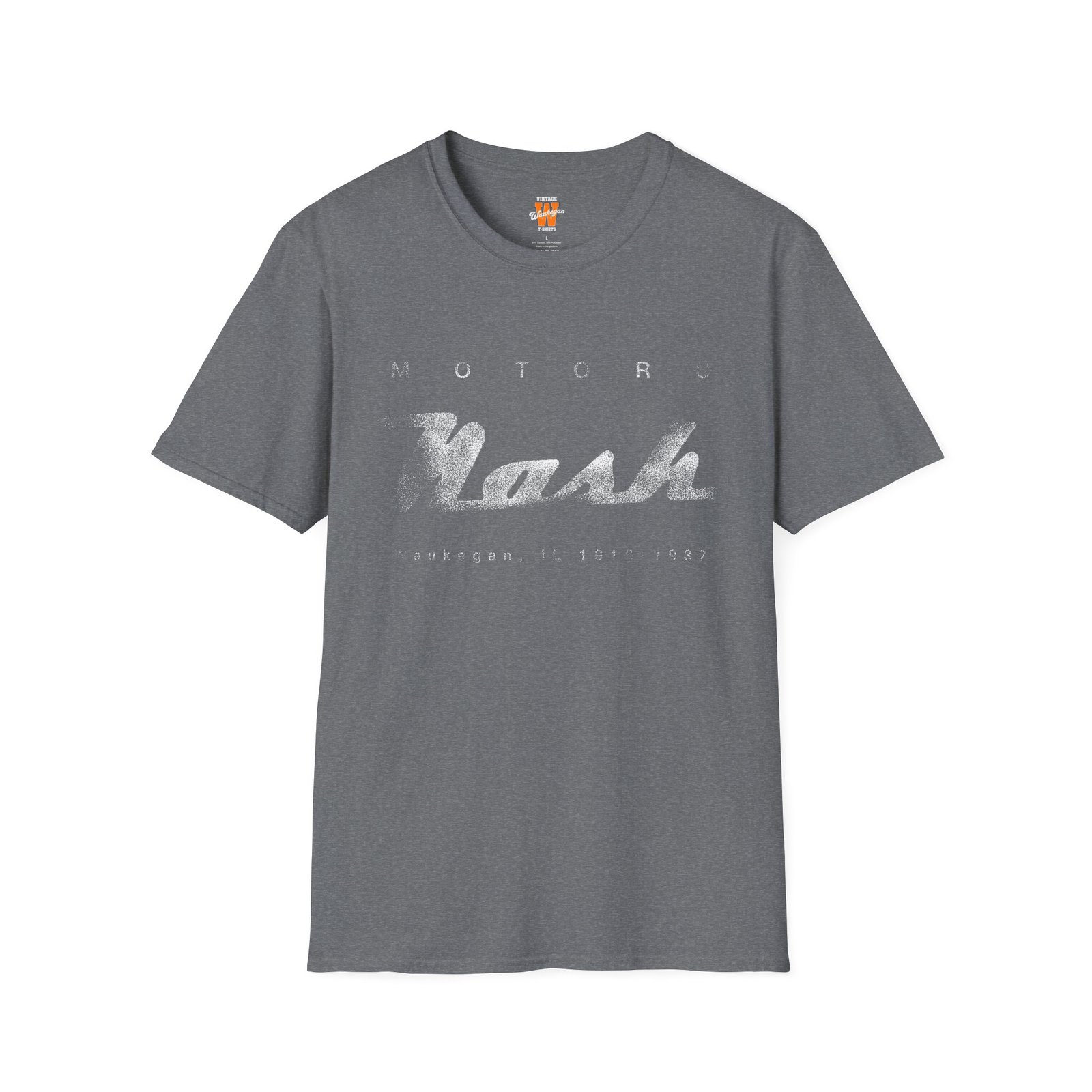Nash Motors Auto Dealer T-Shirt — Waukegan Vintage Motor Co. Tee - Image 4