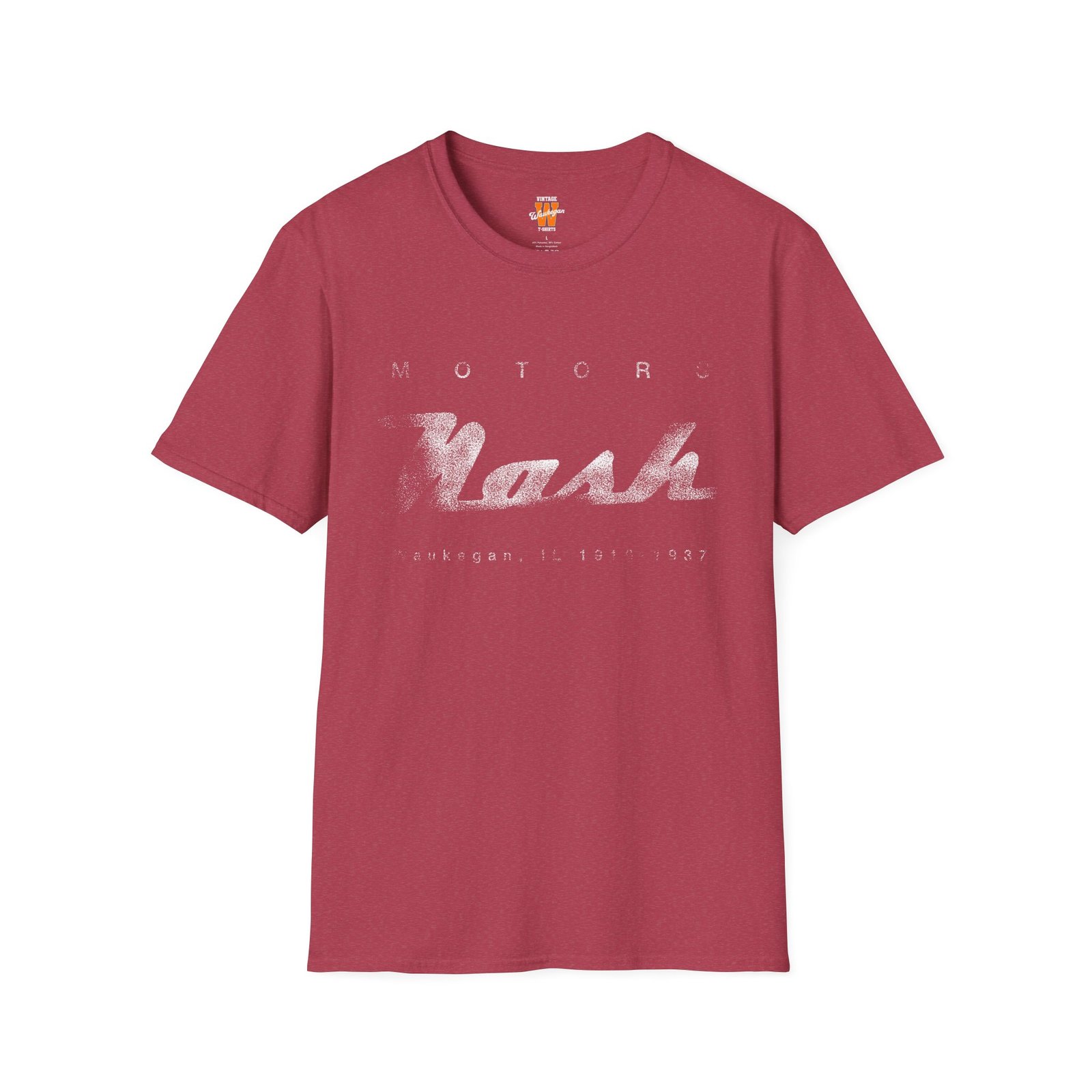 Nash Motors Auto Dealer T-Shirt — Waukegan Vintage Motor Co. Tee - Image 9