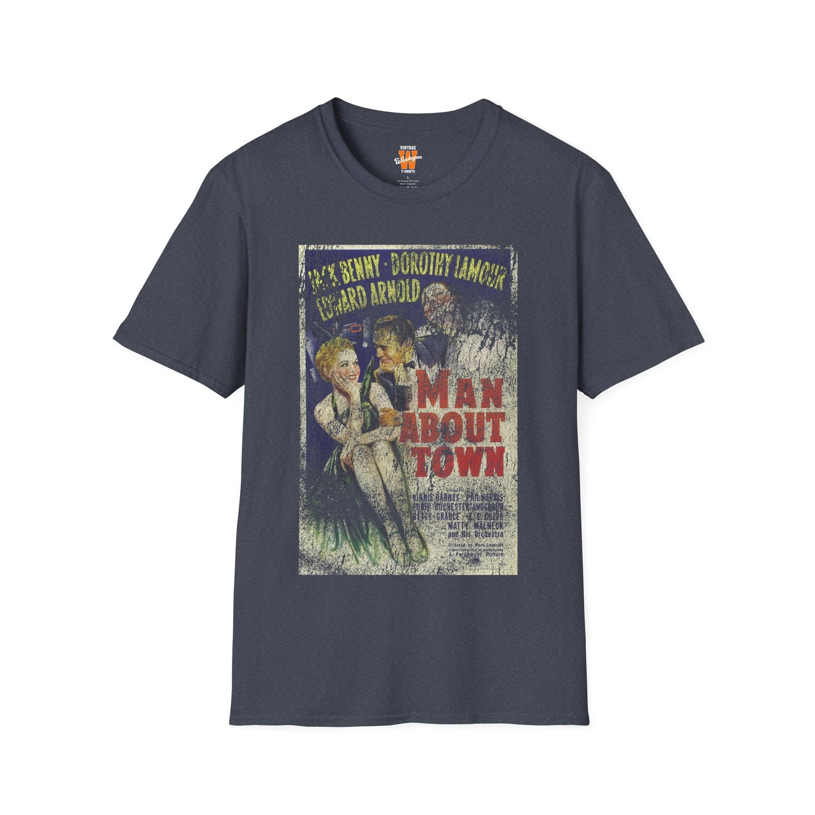 Man About Town Jack Benny T-Shirt — Waukegan, Illinois Tribute - Image 6
