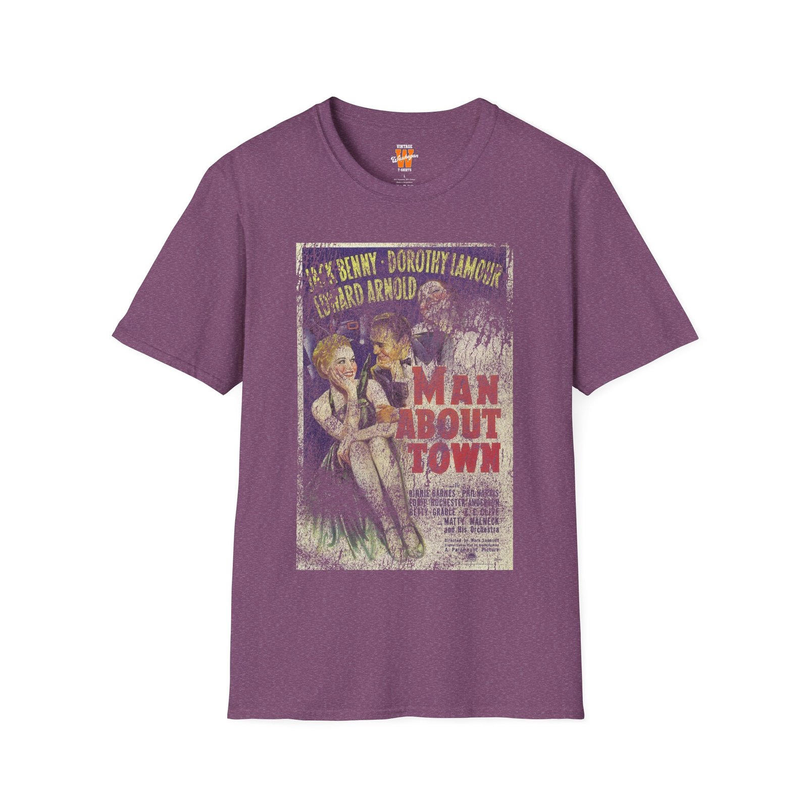 Man About Town Jack Benny T-Shirt — Waukegan, Illinois Tribute