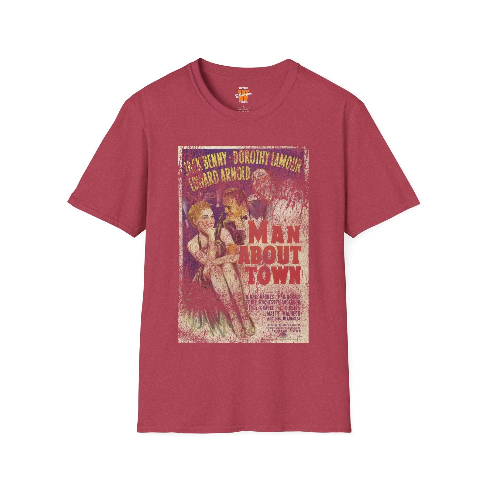 Man About Town Jack Benny T-Shirt — Waukegan, Illinois Tribute - Image 7