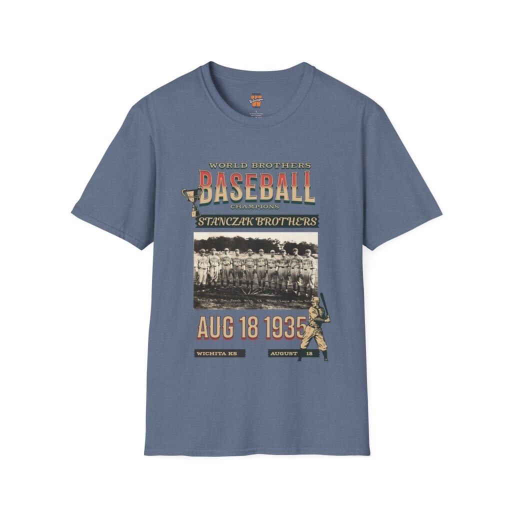 Baseball All Brothers World Champions Waukegan IL Vintage Tee