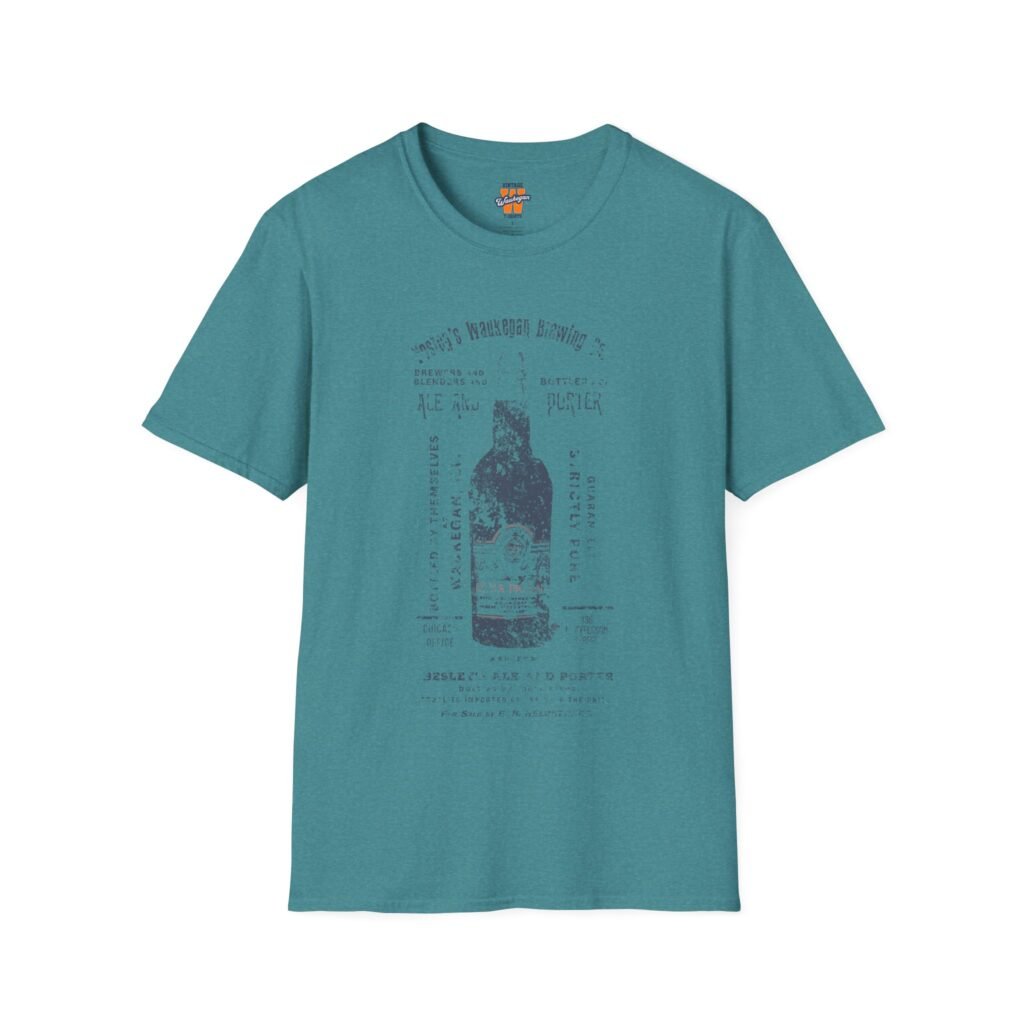 Waukegan Ale Brewing Co. Vintage T-Shirt — Besley’s 1868–1913 Lake & Utica