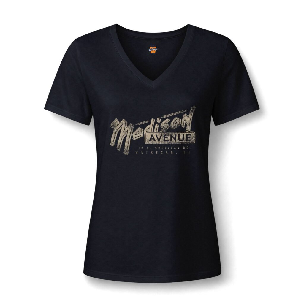 Vintage Madison Avenue Roadside Women's V‑Neck Tee