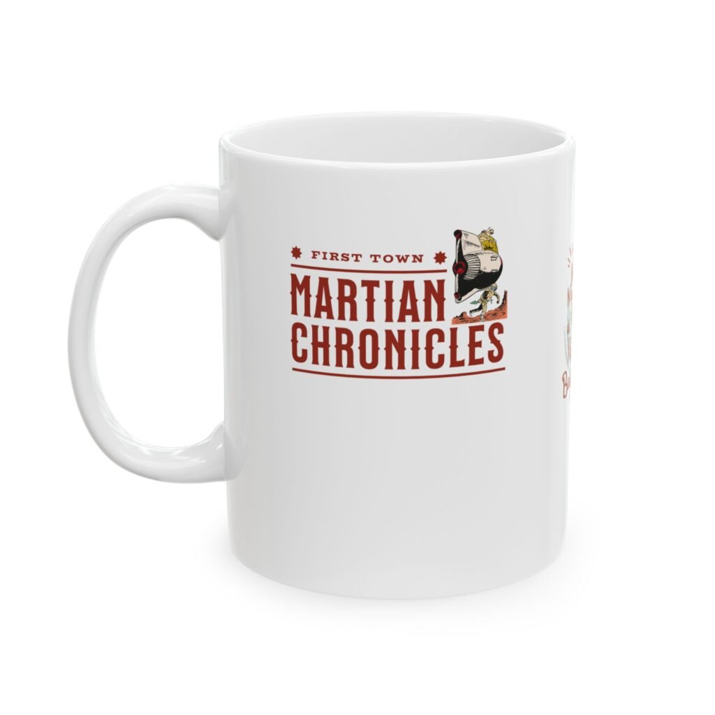 Ceramic Mug Martian Chronicles Headline Coffee Cup 11oz