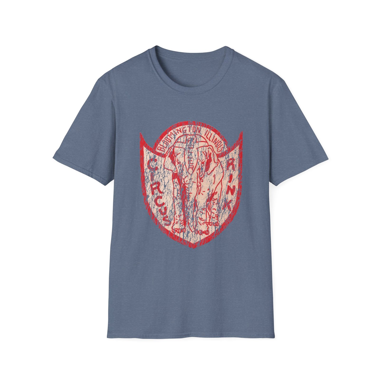 Circus Elephant Vintage Shield T-Shirt - Image 7