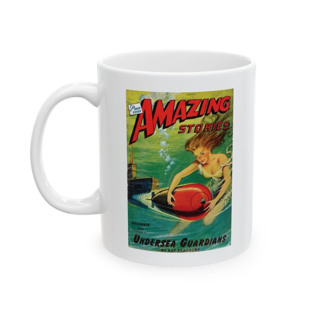 Undersea Guardians Mug — Ray Bradbury Horror Story Coffee Cup