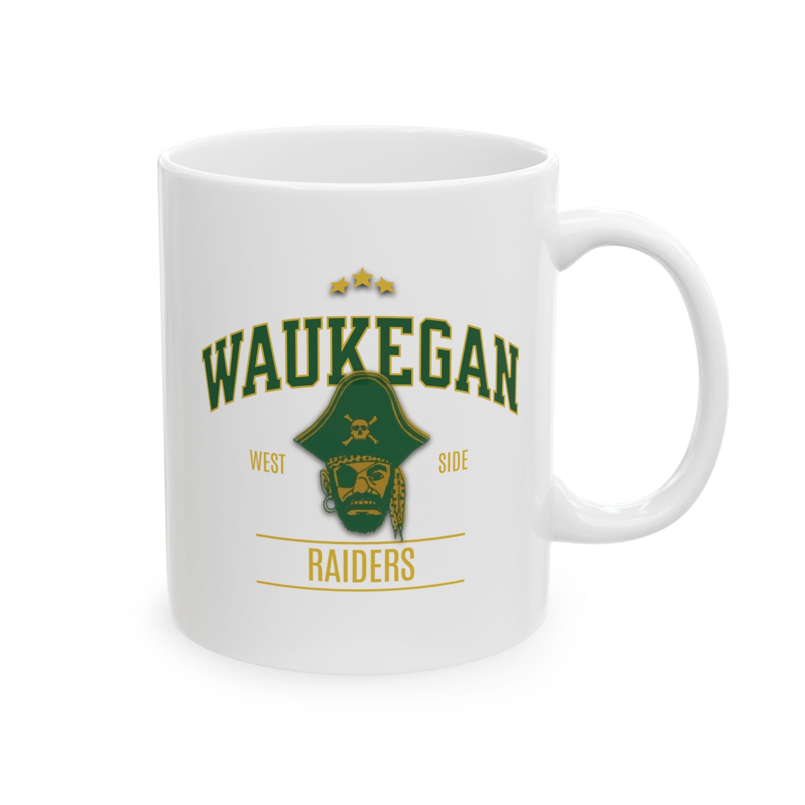 Waukegan West Side Raiders Mug Coffee Cup 11oz - Image 2
