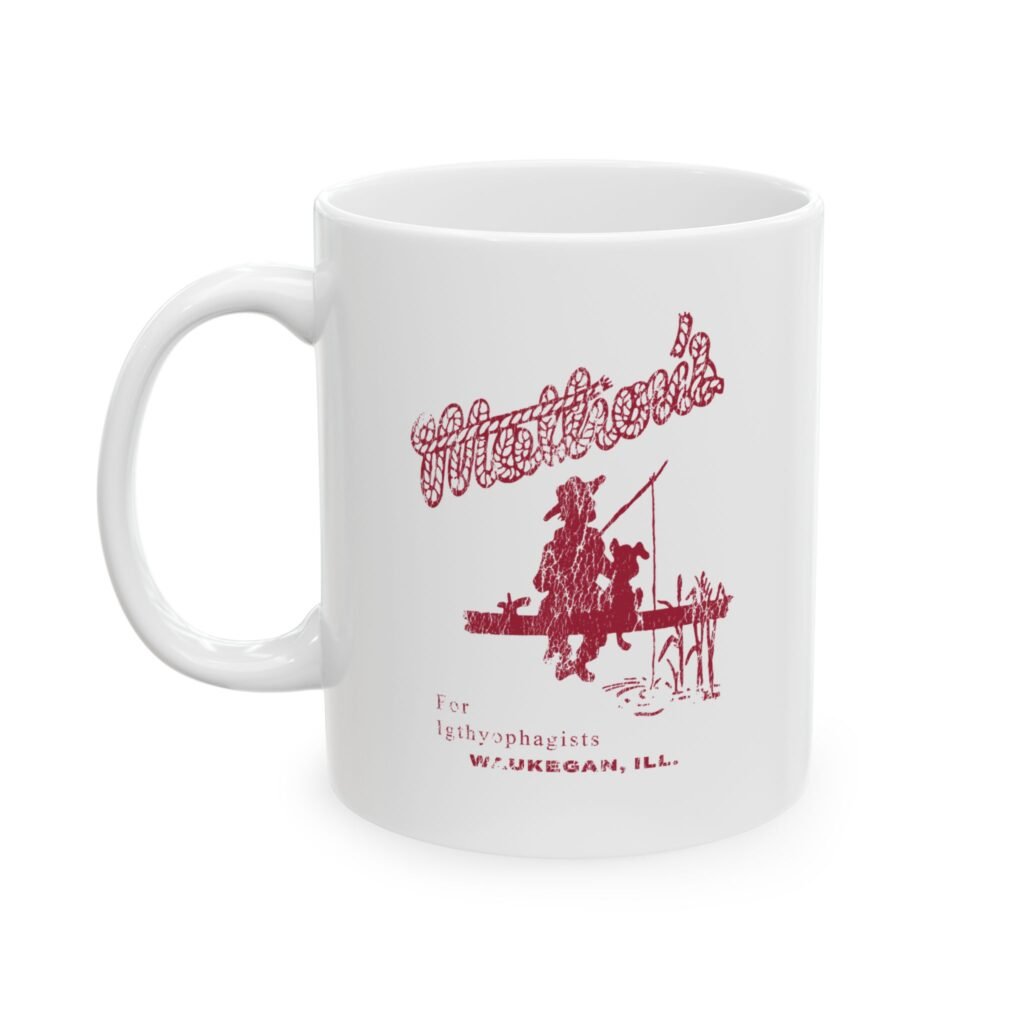 Mathon's Ichthyologist Seafood Restaurant Mug Waukegan Il